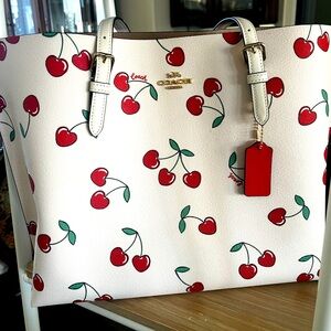 Coach Mollie Cherry Tote